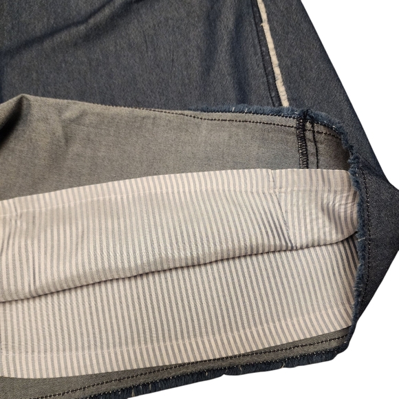 Ann Mashburn Denim Sleeveless Top Size L - Picture 10 of 11